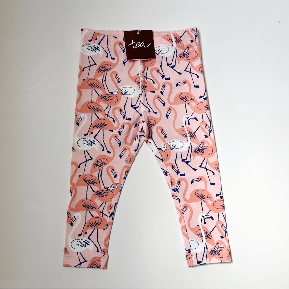 Tea Flamingo Leggings NWT 6-9m